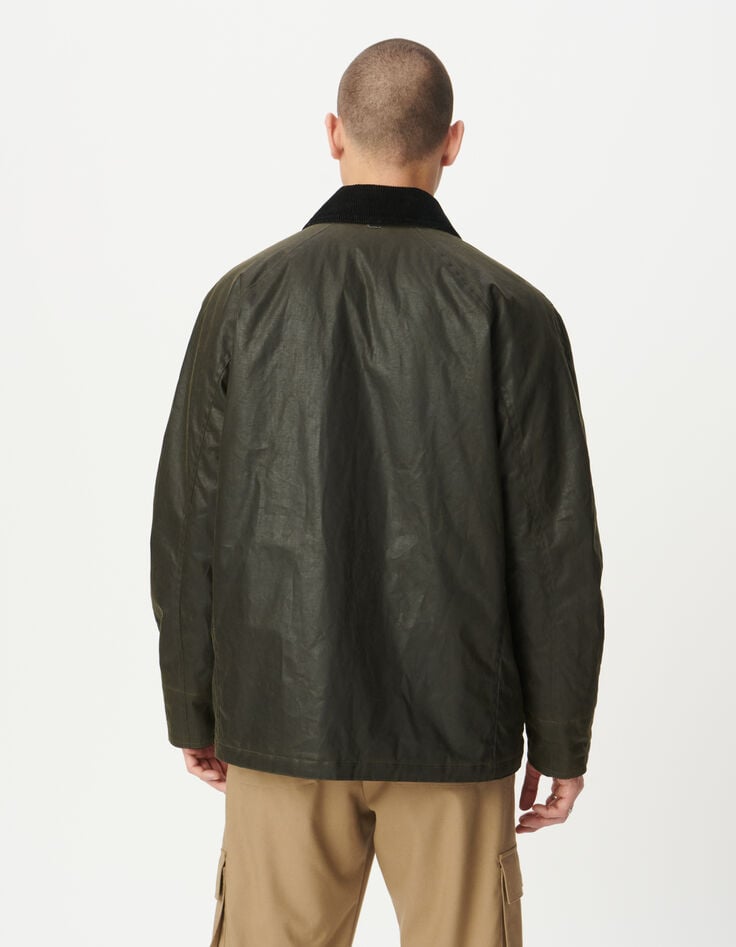 Herrenparka aus gewachstem Stoff-3 Herrenparka aus gewachstem Stoff-3