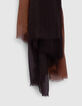 Amberkleurige sjaal deep dye-effect Heren-4