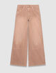 Women’s pink Edie high-waist wide-leg jeans-5