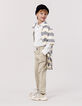 Beige Jungen-Chinohose-8