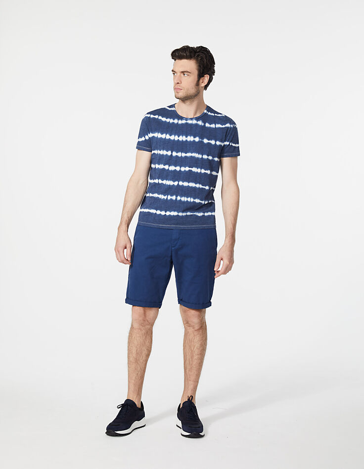 Tee-shirt indigo tie and dye Homme-6