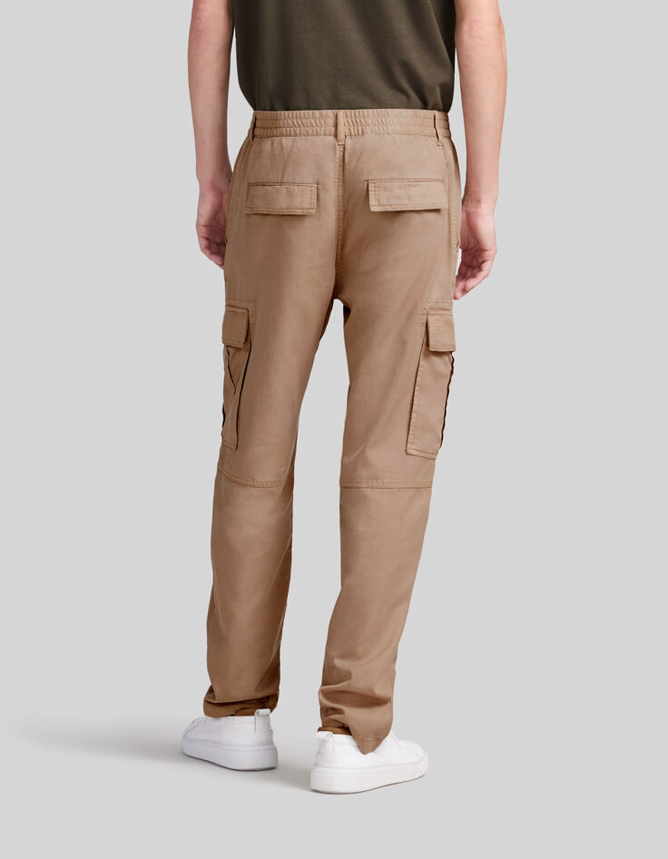 Pantalon BATTLE beige Lyocell® Homme-3