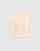 T-shirt cropped mastic visuel fille et message fille-3