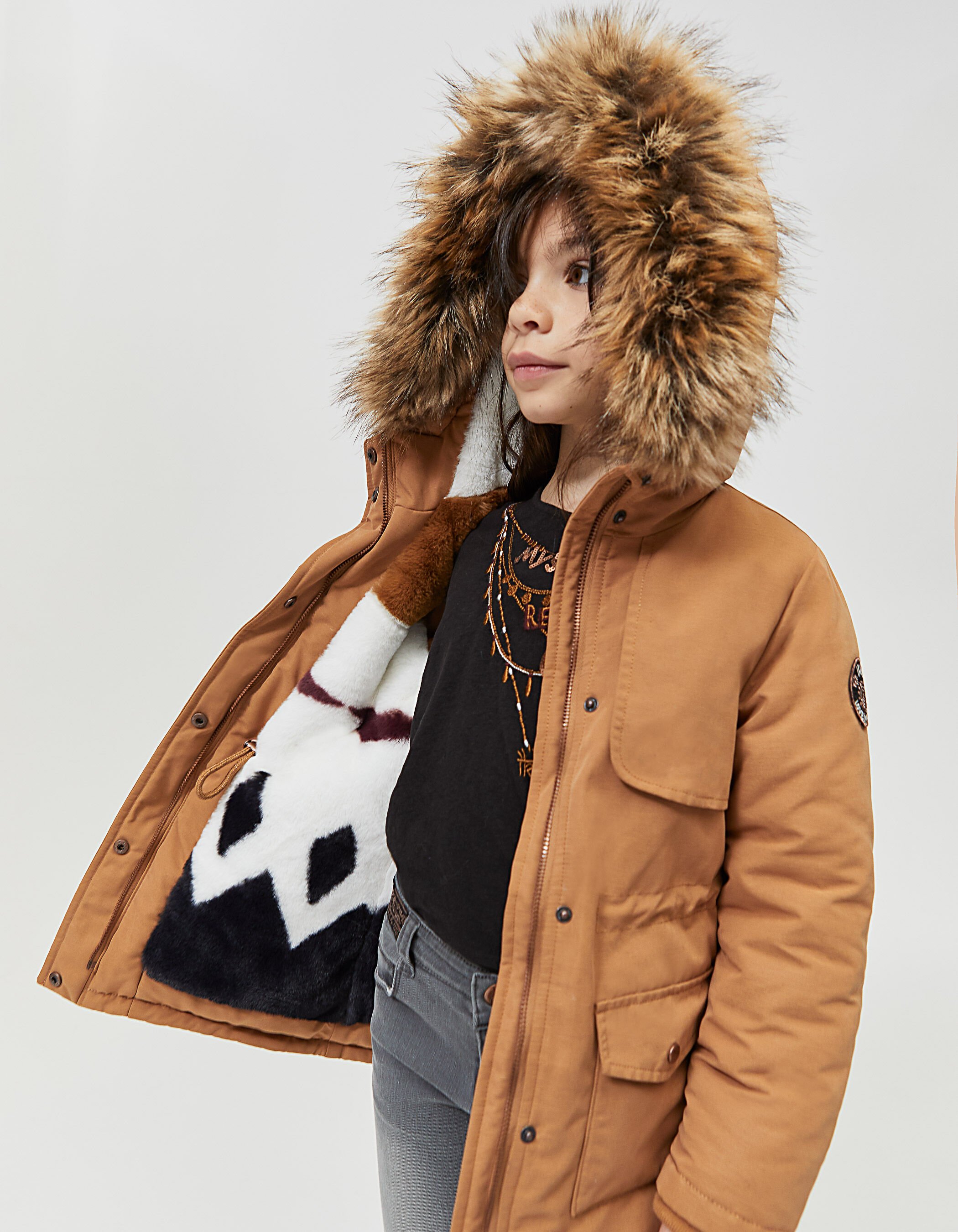 Manteau discount parka fille