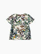 Girls’ off-white jungle bird print blouse-4
