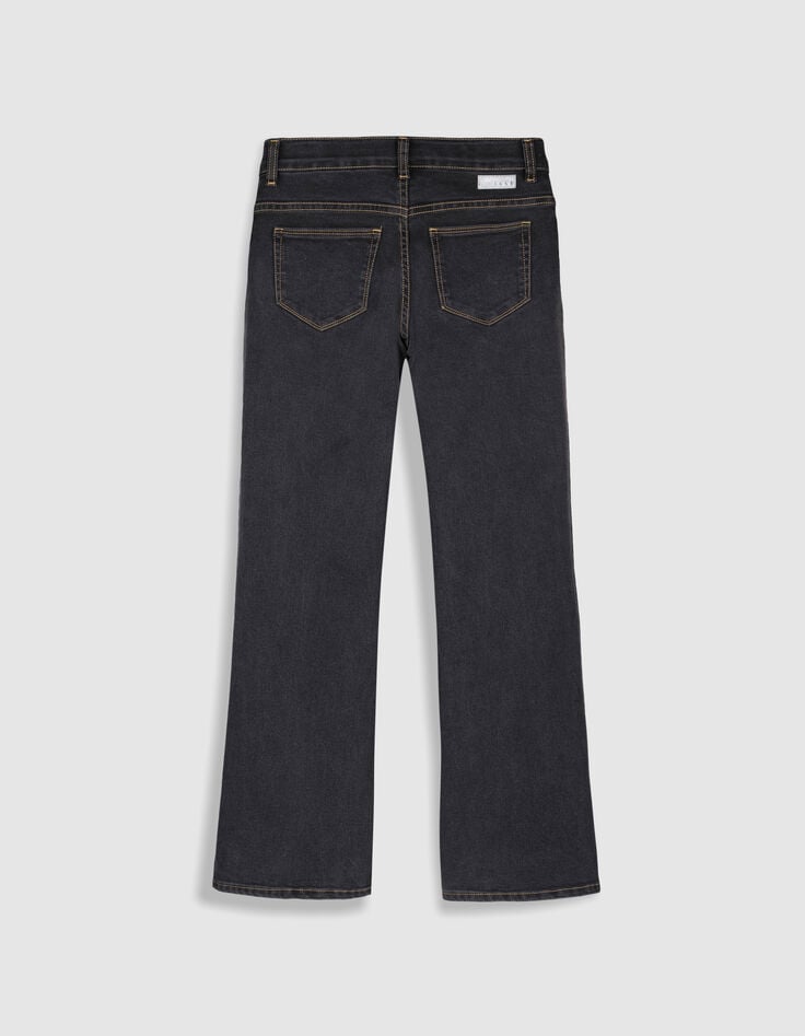 Black flare jeans for girl-2