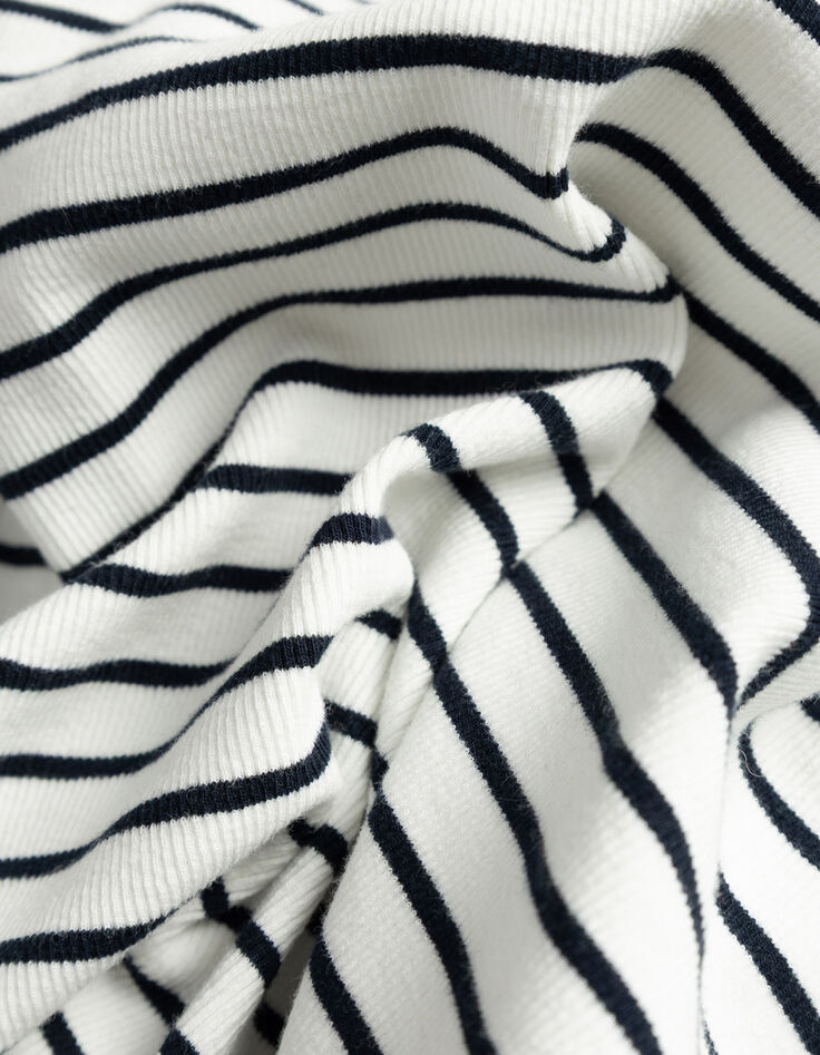 Women’s long-sleeved sailor T-shirt with asymmetric neck-6