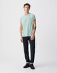 Men’s celadon hemp blend DRY FAST T-shirt-1