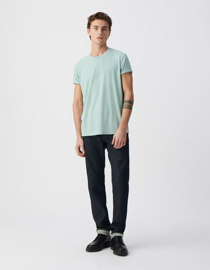 Men’s celadon hemp blend DRY FAST T-shirt-1