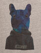 T-shirt gris visuel bouledogue-sweat garçon-3
