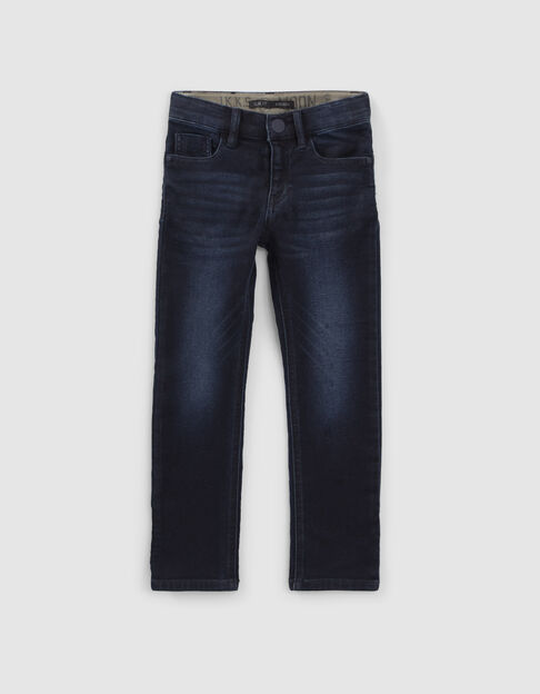 Vaqueros slim blue black pespuntes espigas niño 