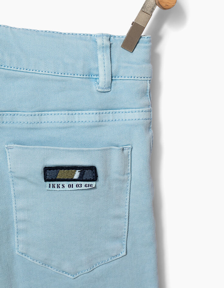 Bermuda en jean bleu moyen esprit army garçon -6