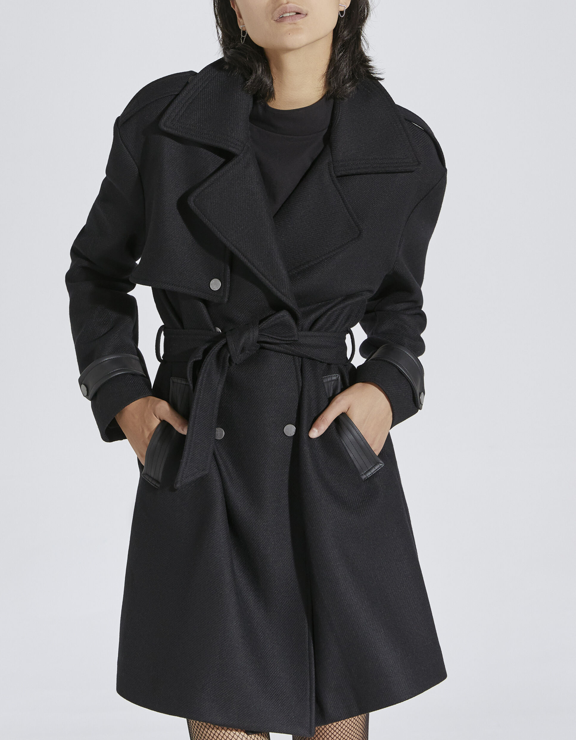 Trench coat femme 2025 noir