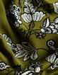 Falda midi verde floral mujer-6