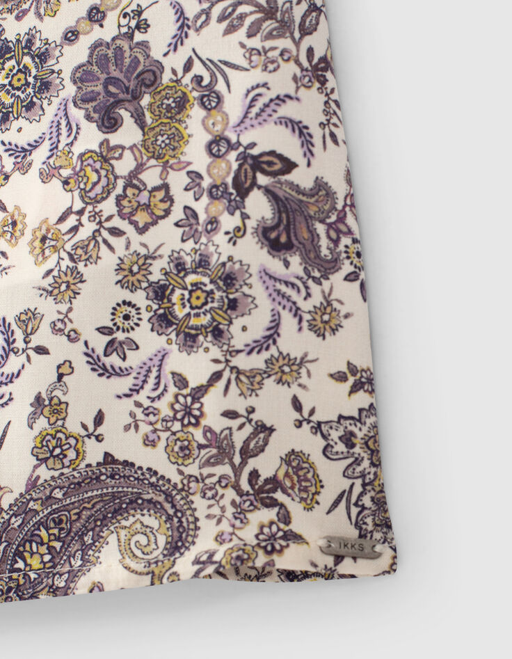 Girls&rsquo; ecru paisley print Ecovero&reg; blouse-4