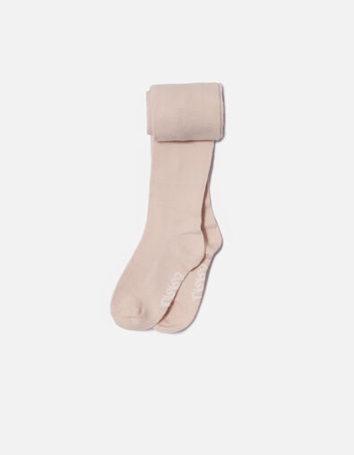 Girls' pink tights - IKKS