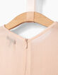 Poederroze jurk fantasie ladderajour meisjes-6