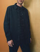 Zwart REGULAR overshirt biokatoen Heren-5