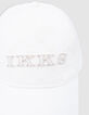 White cap with tone-on-tone embroidery for girl-8