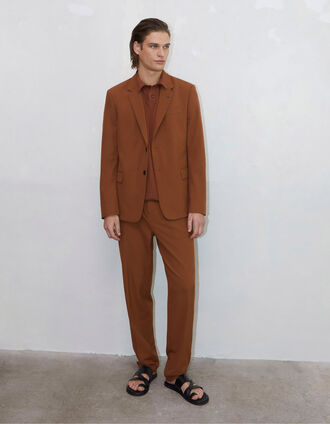 Pure Edition – Men’s cognac suit trousers