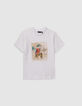 Wit T-shirt biokatoen man met tijgerkop jongens-5