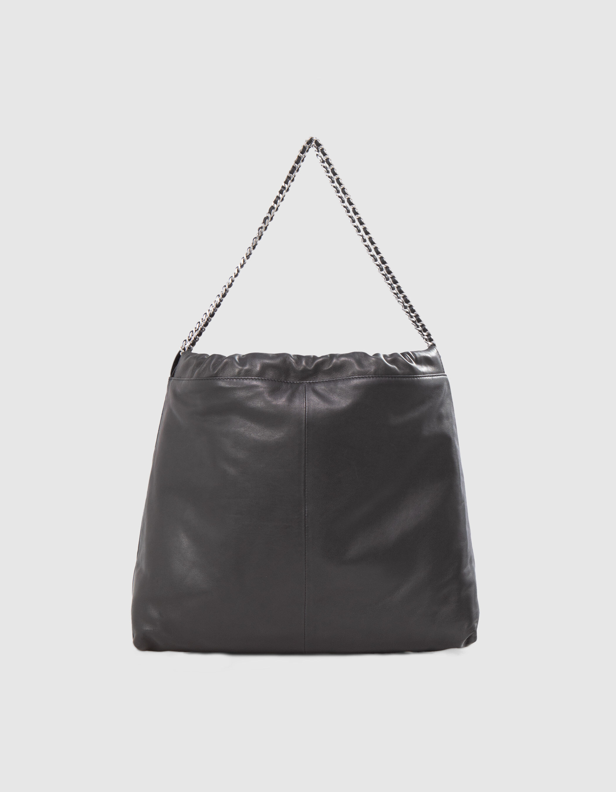 Sac seau 1440 noir cuir Taille Large Femme IKKS