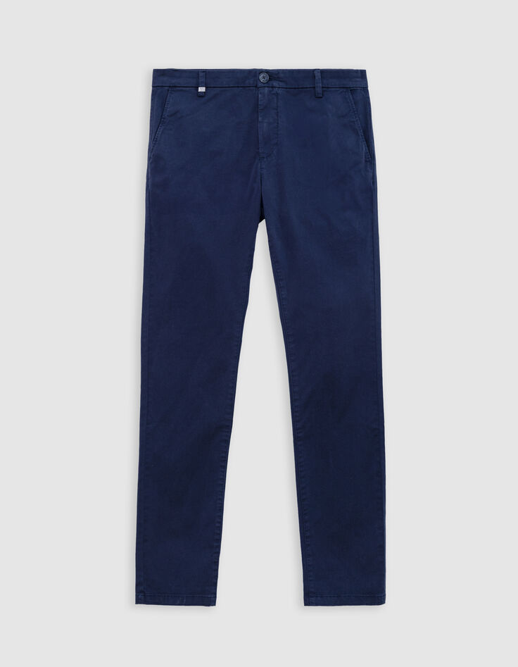 Men’s navy SLIM chinos-6