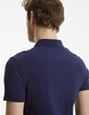 Polo bleu homme-6