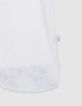 Robe blanche tulle broderies argentées fille-5