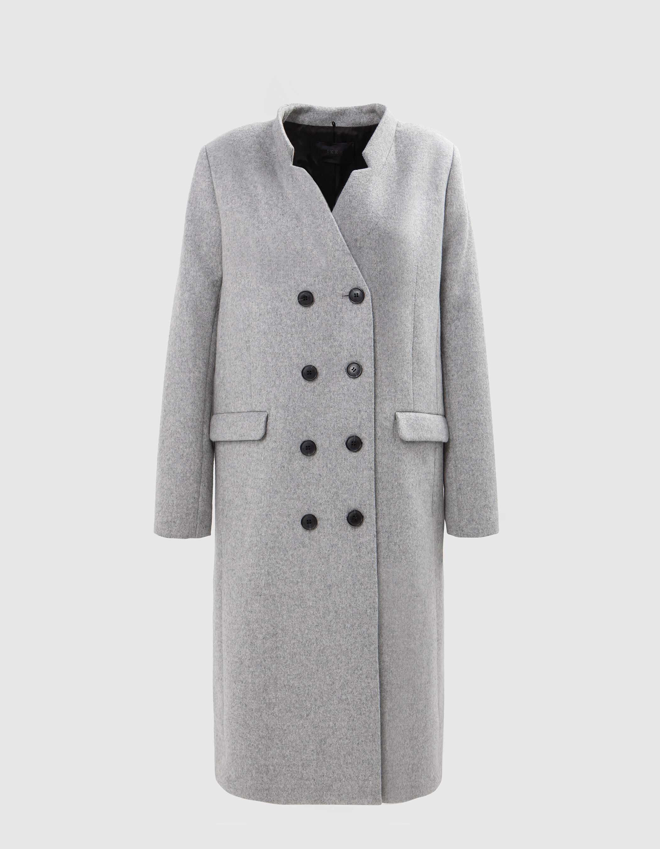 Ikks manteau gris femme shop