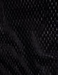 Short noir maille velours jacquard relief lurex fille-6