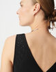 Women’s black recycled studded front/back reversible top-5