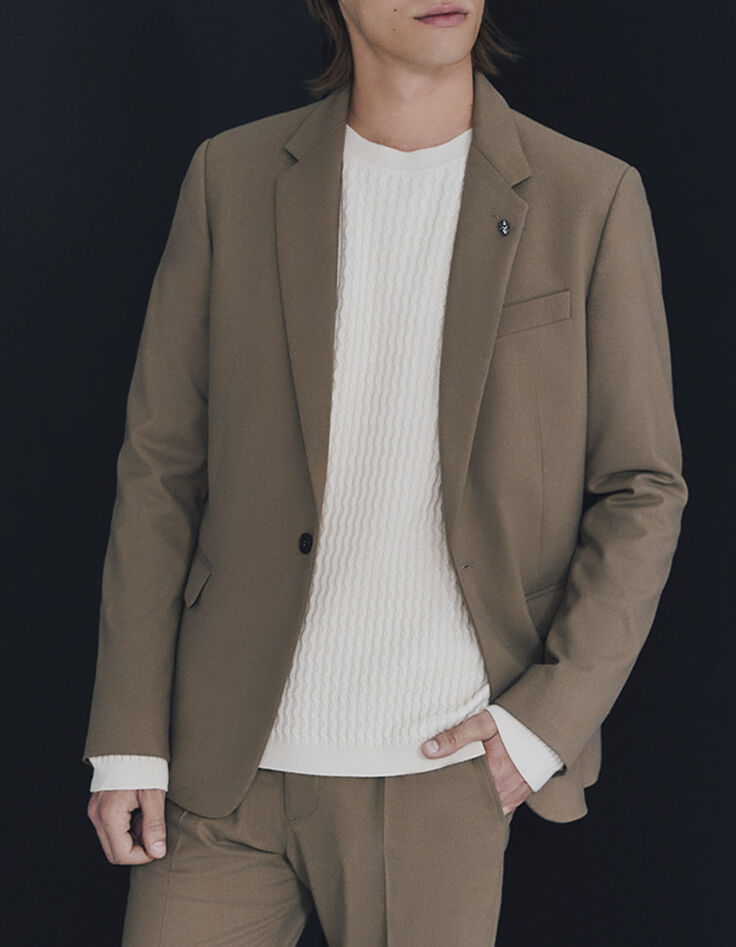 Pure Edition - Veste de costume cappuccino Homme-3 Pure Edition - Veste de costume cappuccino Homme-3