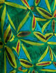 Muntgroen overhemd gerecycleerd paradise print Dames-8