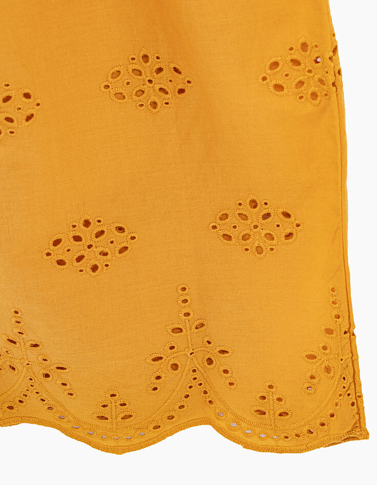 Combi longue ambre en broderie anglaise fille-4