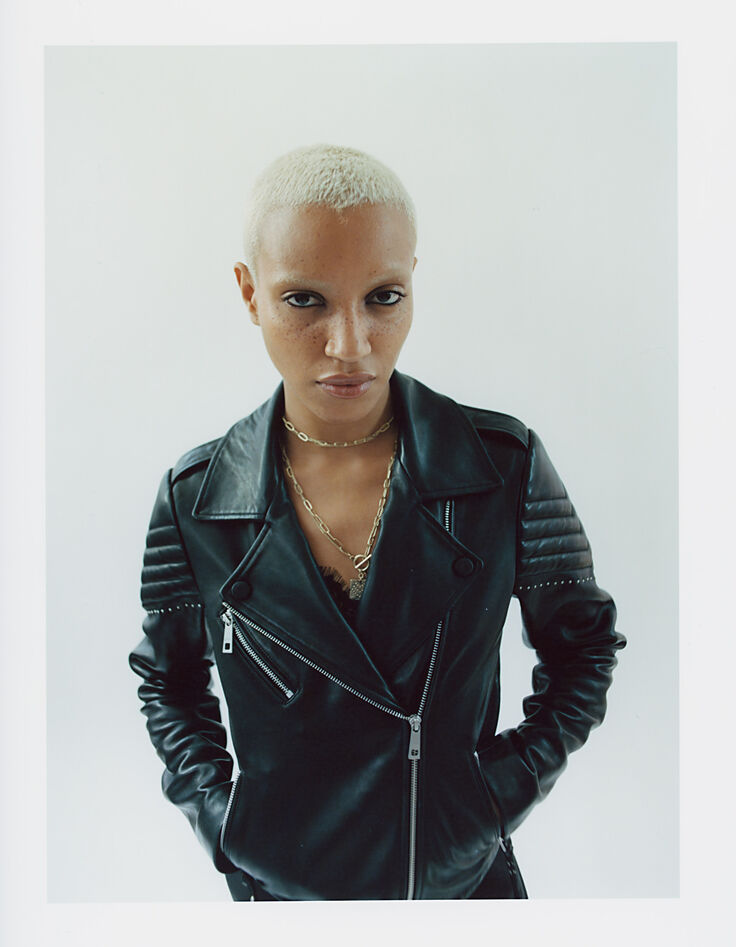 Blouson 1440 Leather story en cuir femme-1