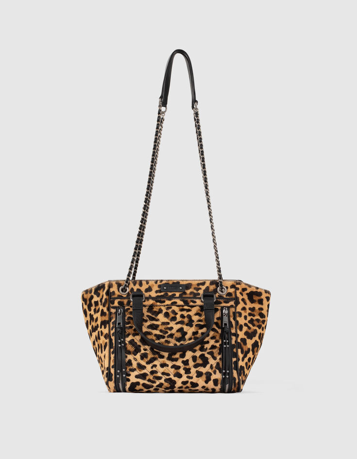 Bolso cuero LE 1440 MEDIUM acolchado espiga mujer-6