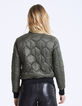 Sous-doudoune kaki esprit bombers femme-3