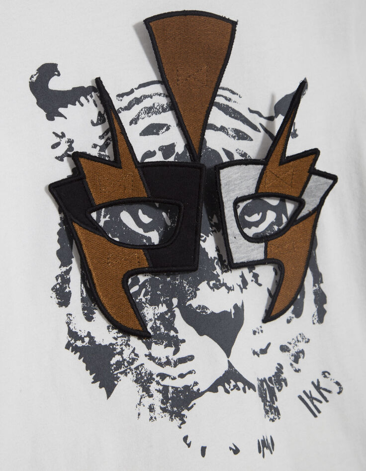 Tee-shirt blanc garçon-4 Tee-shirt blanc garçon-4