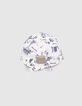 Casquette écrue imprimé toile de Jouy fille-4