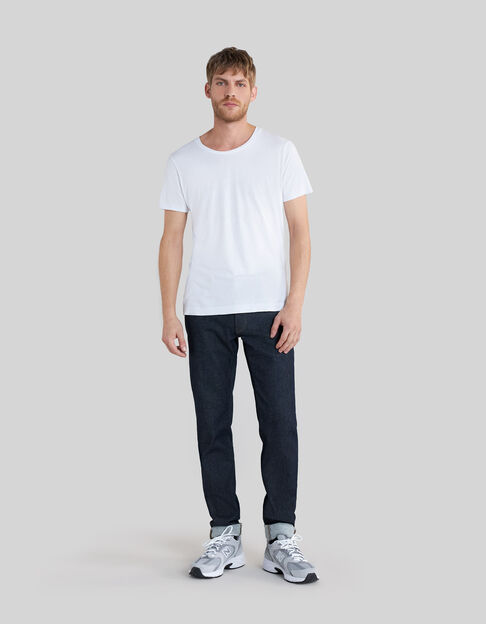 Dunkelblaue SLIM-Herrenjeans aus POWER STRETCH