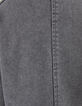 Veste en jean gris esprit motard fille-8