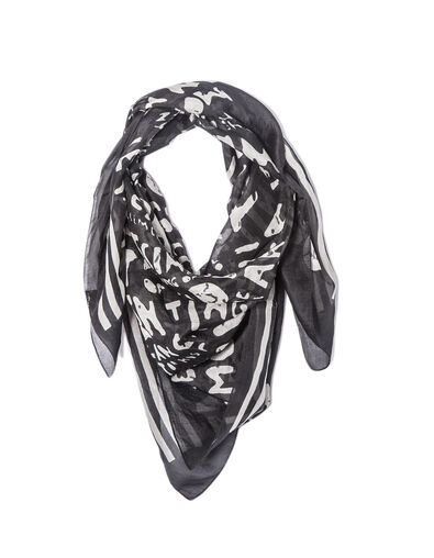 Silk square scarf - I.CODE