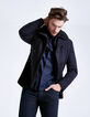 Men's navy pea coat-2
