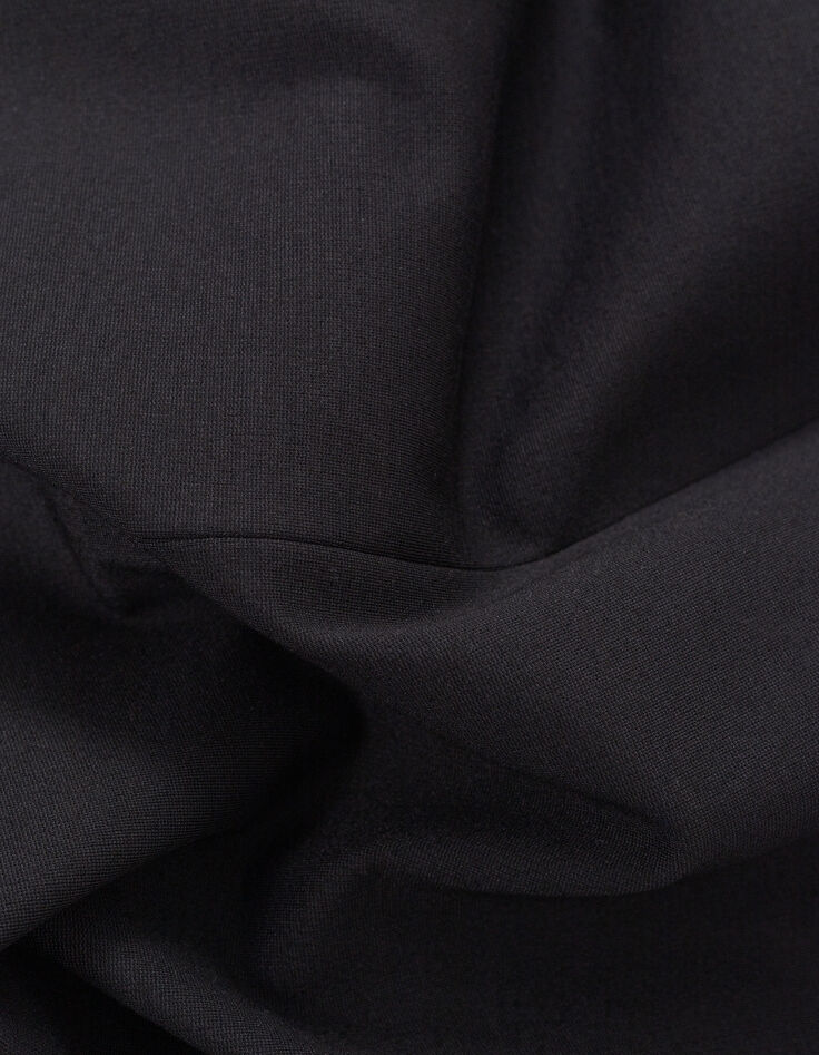 Americana negra ancha punto Milano mujer-10