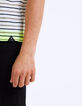 Off-White Herren-T-Shirt, gestreift und Tie-Dye-Effekt-5