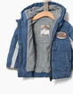 Chaqueta acolchada azul bebé-4
