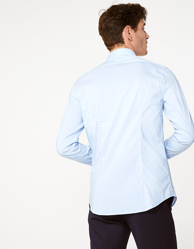 Chemise rayée bleue homme-9 Chemise rayée bleue homme-9
