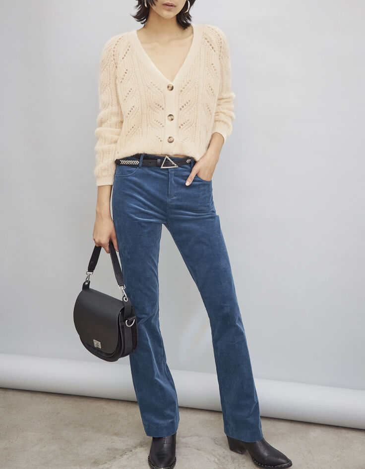 Women’s openwork knit cardigan-7