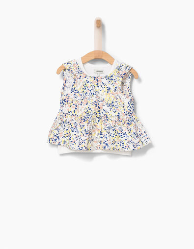 Blouse 2 en 1 avec top printé bébé fille - IKKS